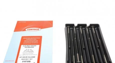 Комплект болтів, головка циліндра 036103384B VAG CORTECO 016720B
