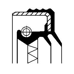 Прокладка дифференциала CORTECO 12016061B (фото 1)