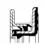 U.123x146,3x19 TFE RWDR-K7 RS + CORTECO 19035533B (фото 1)