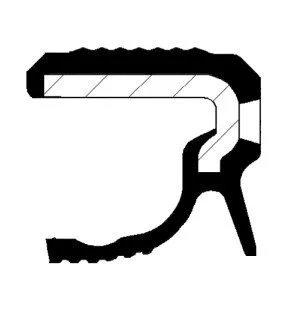 Сальник к/вала перед. BMW 3 (E91, E91N) 07-/X5 (E70, E70N) 08- (55X68X8) CORTECO 19035978B