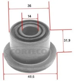 Підвіска, важіль незалежної підвіски колеса CORTECO 21652441