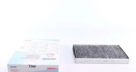 Фильтр салона (угольный) CORTECO 2165 2540