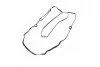 Прокладка клапанной крышки Opel/Chevrolet 1,2/1,4 A12XER/A14XER (выр-во) (выр-во) CORTECO 440514H (фото 4)