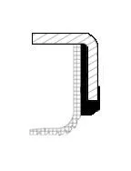 U.151x181x13 DEERE PTFE B1SLRS LR piasta koіa + CORTECO 49359707