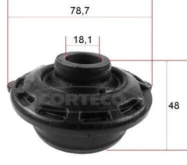 Сайлентблок важеля 1007 1.4 05- C2 1.4 16V 06- /przуd/ - CORTECO 49371621