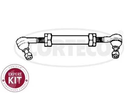 Рульова тяга поперечна Лів VW GARBUS 1.2/1.3/1.5 01.60-12.85 CORTECO 49396267