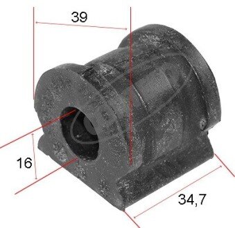 Втулка стабілізатора (переднього) VW Polo/Skoda Roomster/Fabia 99- (d=16mm) CORTECO 80005440