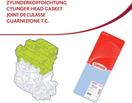 AUDI Проклвдка ГБЦ 2к A6 Allroad C7 (4GH, 4GJ) 3.0 TDI quattro 12-18 CORTECO 83403311 (фото 1)