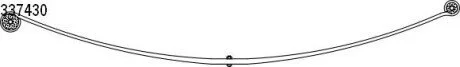 Рессора листовая MB Sprinter BM 901-905 (95-06)/VW LT28-46 (95-06) CS Germany 1033743000