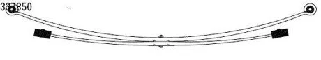 Рессора листовая MB Sprinter BM 906/VW Crafter (06-17) CS Germany 1033785000