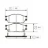 Колодки торм KIA Rio SF R 13" OLD CKKK-23 (пр-во CTR) GK0529