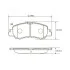 Колодки торм Mitsubishi Eclipse Cross 17- перед. OLD CKM-79 (пр-во CTR) GK1448