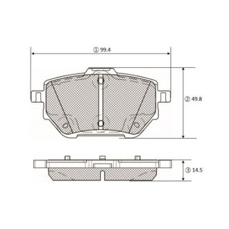 Колодки гальм Toyota Corolla 19- задн. OLD CKT-192 (вир-во) CTR GK1460 (фото 1)