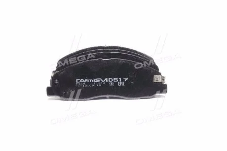 Колодка гальм. ГАЗель NEXT перед. (компл. 4шт.) (вір-во Dafmi) DAFMI / INTELLI D517SM