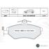 Колодки гальмівні передні VW Golf III (90-99), Audi A4 (94-97), Toledo (85-98) (Dafmi Intelli) DAFMI / INTELLI D885 (фото 1)