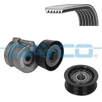 Фото 1 - комплект поліклинового ременя (із натягувачем) ALFA ROMEO GIULIA, STELVIO 2.2D 10.15- DAYCO KPV1229 Комплект поліклинового ременя (із натягувачем) ALFA ROMEO GIULIA, STELVIO 2.2D 10.15- DAYCO KPV1229 (фото 1)