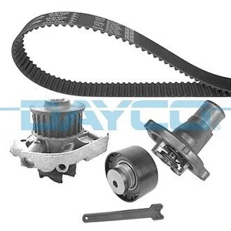 Rozrząd + pompa (z termostatem) CAR DAYCO KTBWP2850T1