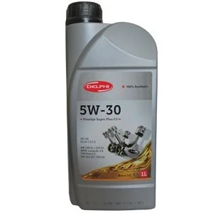 Моторное масло Prestige Super Plus C3 5W-30 синтетическое 1 л Delphi 28236311