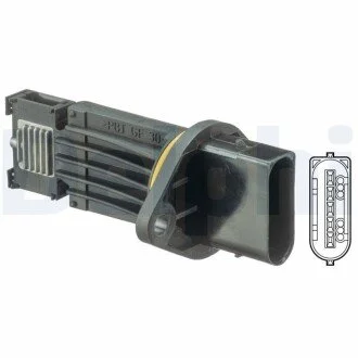Измеритель массы воздуха Delphi AF10366-12B1