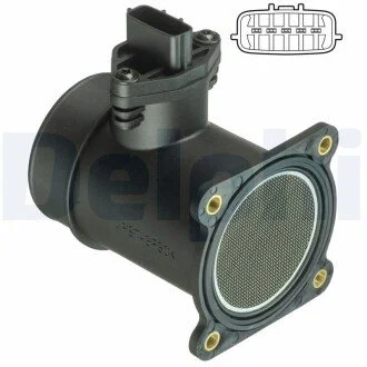 PRZEPЈYWOMIERZ POW AF10371-12B1 NISSAN ALMERA, ALMERA TINO, PRIMERA 99-03 Delphi AF1037112B1