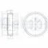 DELPHI Тормозной барабан задний CITROEN BERLINGO, C15, XSARA, XSARA PICASSO, ZX PEUGEOT 305, 305 I, 305 II, 306, 405 I, 405 II, 406, PARTNER, PARTNER TEPEE, PARTNERSPACE 1.1-Electric 10.77- BF169