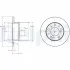 Гальмiвнi диски Delphi BG2253 (фото 1)