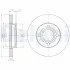 Гальмiвнi диски Delphi BG2272 (фото 1)