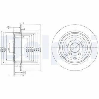 Гальмiвнi диски Delphi BG3049