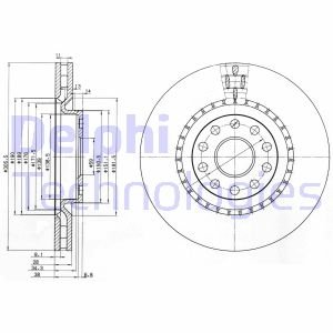 Тормозной диск Delphi BG3723 (фото 1)