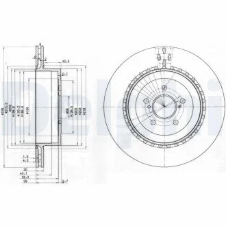 Гальмiвнi диски Delphi BG3819