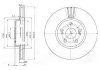Гальмівний диск BG3823