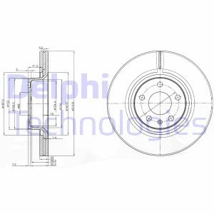 Гальмівний диск Delphi BG3942