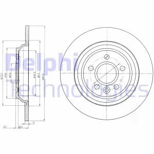 Гальмівний диск Delphi BG4239C