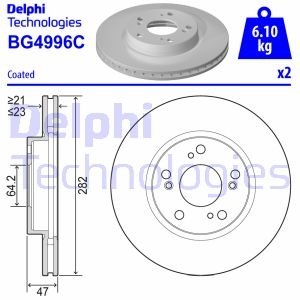 Гальмівний диск Delphi BG4996C (фото 1)