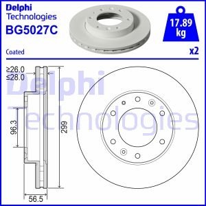 Тормозной диск Delphi BG5027C