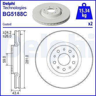 Tarcza ham. Egea,Tipo Delphi BG5188C