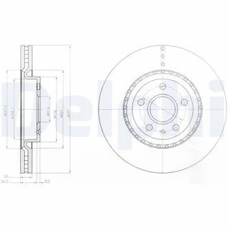 Гальмiвнi диски Delphi BG9068