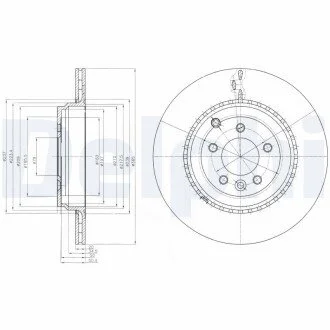 Гальмівний диск Delphi BG9082C