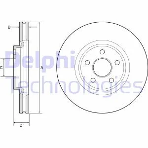 Тормозной диск Delphi BG9203C