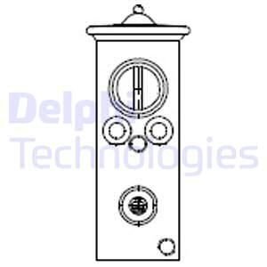 Клапан кондиціонера Delphi CB1002V