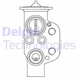 Клапан кондиціонера Delphi CB1004V