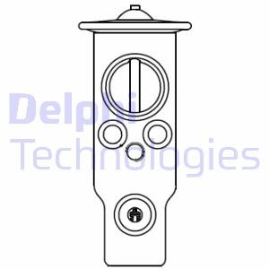 Клапан кондиціонера Delphi CB1015V