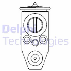 Клапан кондиционера Delphi CB1016V