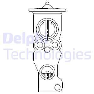Клапан кондиционера Delphi CB1018V
