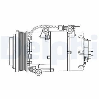 Компресор кондиціонера Delphi CS20358