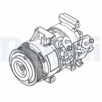 Компресор кондиціонера Delphi CS20495