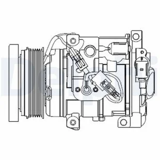 Компресор кондиціонера Delphi CS20508