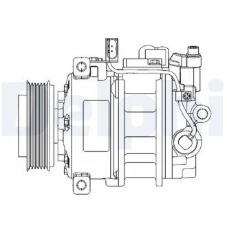 Компресор кондицiонера Delphi CS20522