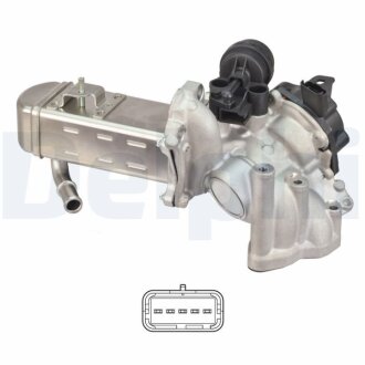 Клапан EGR CITROEN C4 GRAND PICASSO I, C4 II, C4 PICASSO I, C5 III, C8, DS4, DS5, JUMPY II, PEUGEOT 3008, 308, 308 I, 5008, 5008 I, 508 I, 807, EXPERT, EXPERT TEPEE, RCZ 2.0D 03.06- Delphi EG1058012B1 (фото 1)