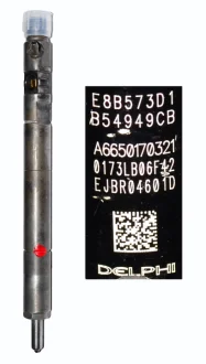 Форсунка дизель відновлена Euro3 2.7XDI 20V SsangYong Kyron 05-11, SsangYong Rexton 01-06 Delphi EJBR02601Z